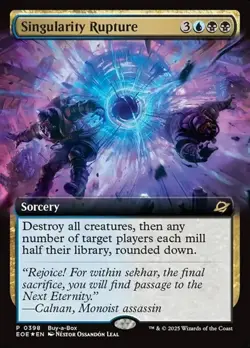 Singularity Rupture - Foil Extended Art Buy-a-Box Promo EOE LP MTG - Image 1
