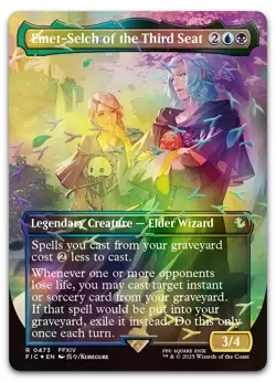 Emet-Selch of the Third Seat (Borderless) (Chocobo Track Foil) NM Final Fantasy - Image 1