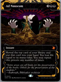 Ad Nauseam M Secrets of Strixhaven: Mystical Archive 25 NM - Image 1