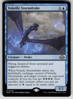Volatile Stormdrake Rare Modern Horizons 3 79 MTG Near Mint 2024 - Image 1
