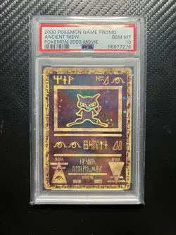 2000 Pokemon Game Promo Pokemon 2000 Movie Ancient Mew PSA 10 GEM MINT - Image 1