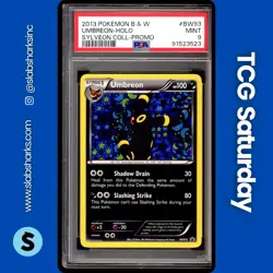 2013 POKEMON BW BLACK STAR PROMO SYLVEON COLLECTION #BW93 UMBREON HOLO PSA 9 - Image 1