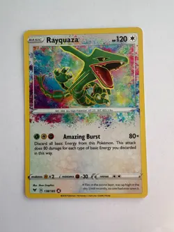Rayquaza 138/185 Amazing Rare Vivid Voltage Pokemon TCG (NM) - Image 1