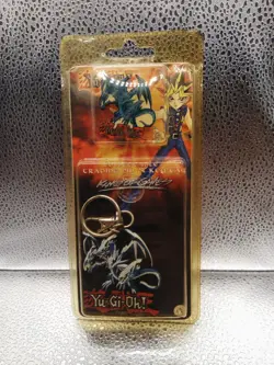 Yu-Gi-Oh Collectible Trading Pin & Key Chain*3HEAD BLUE EYES ULTIMATE DRAGON* - Image 1