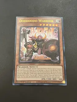 Dodododo Warrior Ultra Rare 1st Edition DUAD-EN004 Yugioh - Image 1