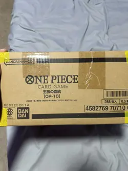 One Piece TCG OP10 Royal Blood Japanese Sealed 12 Booster case - Image 1