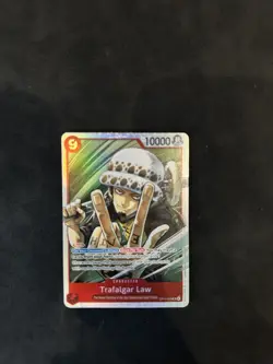 One Piece TCG OP14-009 Trafalgar Law SR - English Unplayed - M/NM - Image 1