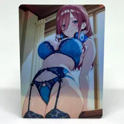 Quintessential Quintuplets Miku Nakano Goddess Anime Waifu ACG Foil Card - Image 1