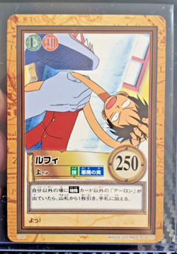 BANDAI One Piece Hyper Battle C290 LUFFY CREW SCARCE EARLY CARD - Image 1