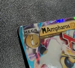 Mega M Ampharos EX 28/98 Ancient Origins Ultra Rare Holo Pokemon Card MP - Image 2