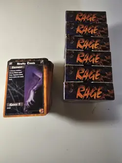 Rage Werewolf Apocalypse TCG 6 Starter Decks + 200+ Cards White Wolf 1995 - Image 3