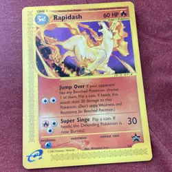 Pokemon TCG Rapidash - WOTC Black Star Promo 51 - 2002 Vintage Card - Image 2