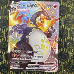 Pokemon Card Charizard VMAX SV107/SV122 Shining Fates: Shiny Vault Holo - Image 1