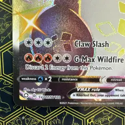 Pokemon Card Charizard VMAX SV107/SV122 Shining Fates: Shiny Vault Holo - Image 4