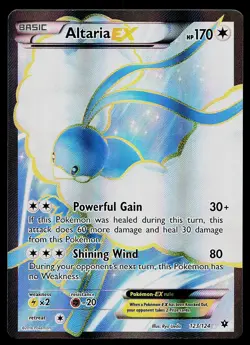 Pokemon Card - Altaria EX Fates Collide 123/124 Rare Ultra 2016 - Image 1