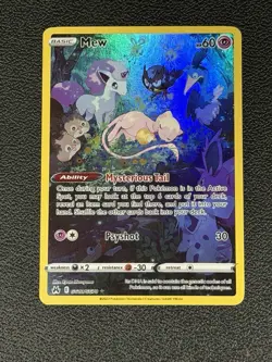 Mew GG10/GG70 Crown Zenith: Galarian Gallery Holo Near Mint Pokemon Card - Image 1