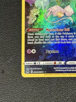 Mew GG10/GG70 Crown Zenith: Galarian Gallery Holo Near Mint Pokemon Card - Image 2