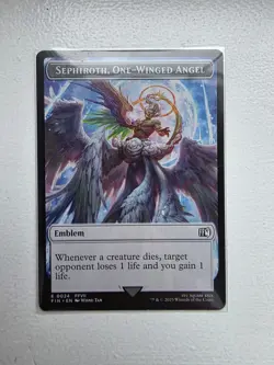 Sephiroth, One-Winged Angel / Robot Warrior Token 24 / 12 Final Fantasy MTG Card - Image 1