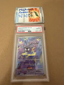 PSA 10! GEM! Gastly (177/162) Temporal Forces S&V Illustration Rare Pokemon Card - Image 1