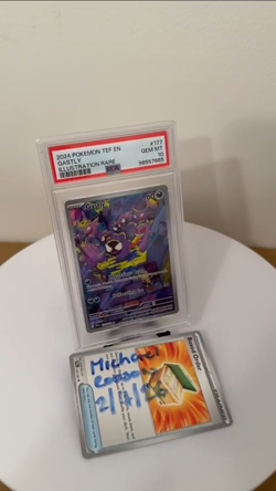 PSA 10! GEM! Gastly (177/162) Temporal Forces S&V Illustration Rare Pokemon Card - Image 2