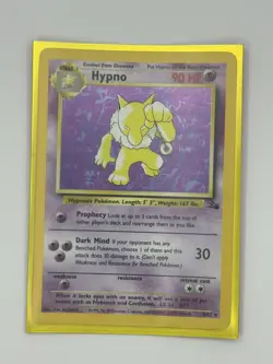 Pokemon TCG Hypno Fossil Holo Unlimited Rare Card 8/62 Lightly Played - Image 5