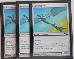 THREE ORNITHOPTER - Mirrodin – MTG Magic the Gathering Card - Uncommon MINT - Image 1