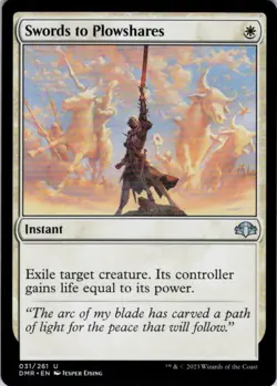 Swords to Plowshares - Dominaria Remastered - 31 NM - Image 1