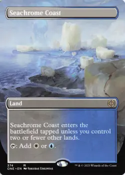 Seachrome Coast (Borderless) 374 ONE Phyrexia: All Will Be One R - Image 1