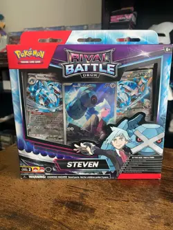 Pokemon Rival Battle Deck Steven's Beldum Illustration Metagross Ex - Image 1
