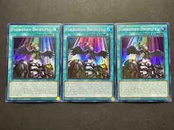 3x Forbidden Droplet | RA01-EN064 | Super Rares | NM | 1st Edition | YuGiOh! - Image 1