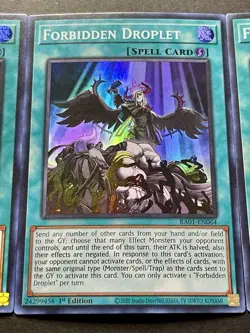 3x Forbidden Droplet | RA01-EN064 | Super Rares | NM | 1st Edition | YuGiOh! - Image 5