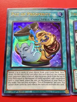 Triple Tactics Thrust + Pot Of Prosperity | Ultra Rares | NM | 1st Ed | YuGiOh! - Image 3
