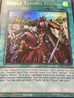 Triple Tactics Thrust + Pot Of Prosperity | Ultra Rares | NM | 1st Ed | YuGiOh! - Image 4