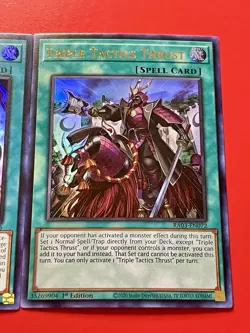 Triple Tactics Thrust + Pot Of Prosperity | Ultra Rares | NM | 1st Ed | YuGiOh! - Image 5