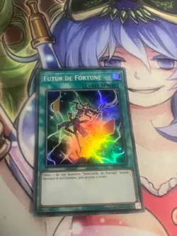 FORTUNE'S FUTURE FRENCH SUPER RARE OP11-EN011 FR011 NEAR MINT YUGIOH - Image 1