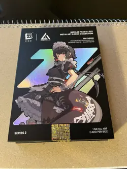 Zenless Zone Zero Silver Von Lycaon Metal Art Card ZZZ Anime Impulse Series 2 - Image 2