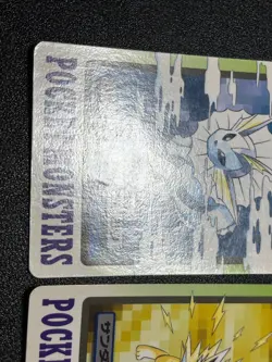 (MP) Pokemon Carddass Prism Holo Flareon Vaporeon Jolteon Japanese Pokemon Card - Image 3