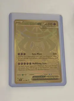 GRADABLE Pokemon TCG Mega Zygarde EX 124/088 Gold Mega Hyper Rare Perfect Order - Image 2