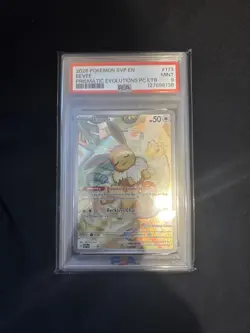 Pokemon Center Eevee Prismatic Evolutions Black Star Promo PSA 9 - Image 1