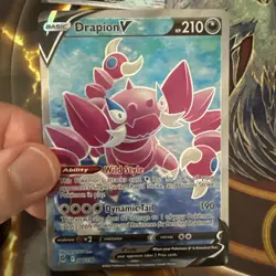Pokemon TCG Drapion V Sword & Shield - Lost Origin 182/196 Regular Ultra Rare - Image 1