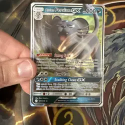 Alolan Persian GX - 129/236 - SM Cosmic Eclipse Ultra Rare Pokemon TCG - NM/M - Image 3