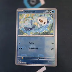 Oshawott (Master Ball Pattern) 021/086 Sv: White Flare Holo Pokemon TCG - Image 1