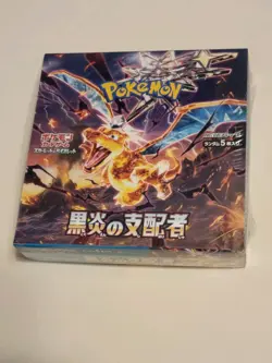 Pokemon Scarlet & Violet Ruler Of The Black Flame Booster Box Japanese - Sealed - Image 1