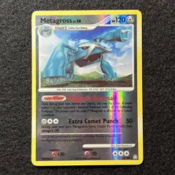 Pokemon METAGROSS 10/146 (Reverse Holo Rare) Legends Awakened - LP/Light Play - Image 1