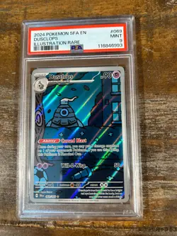 POKEMON 2024 Shrouded Fable Illustration Rare DUSCLOPS #069 PSA 9 Mint RARE - Image 1