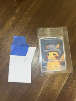 2023 Pokemon Van Gogh Museum Pikachu with Grey Felt Hat Sealed - Image 1