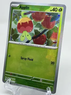 Pokemon TCG Applin 009/131 - Prismatic Evolutions - Poke Ball Holo NM - Image 1
