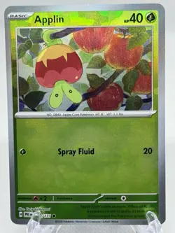 Pokemon TCG Applin 009/131 - Prismatic Evolutions - Poke Ball Holo NM - Image 2