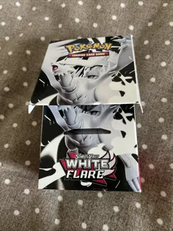 Pokemon TCG White Flare Booster Bundle OPENED Booster Pack X8 - Image 1
