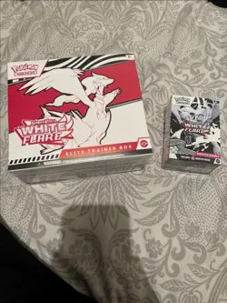 Pokemon TCG White Flare ETB And Booster Bundle New And Sealed - Image 1